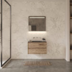 De spiegel wordt volledig aansluitklaar geleverd inclusief de benodigde montagematerialen, zoals schroeven en pluggen